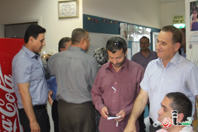 رئيس البلدية يزور مركز سنديان للمعاقين في قلنسوة 